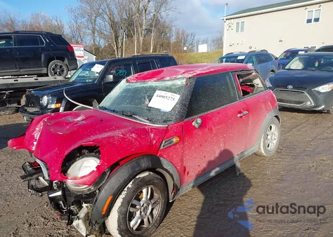 2012 Mini Cooper z USA, uszkodzony, nr VIN WMWSU3C59CT369929